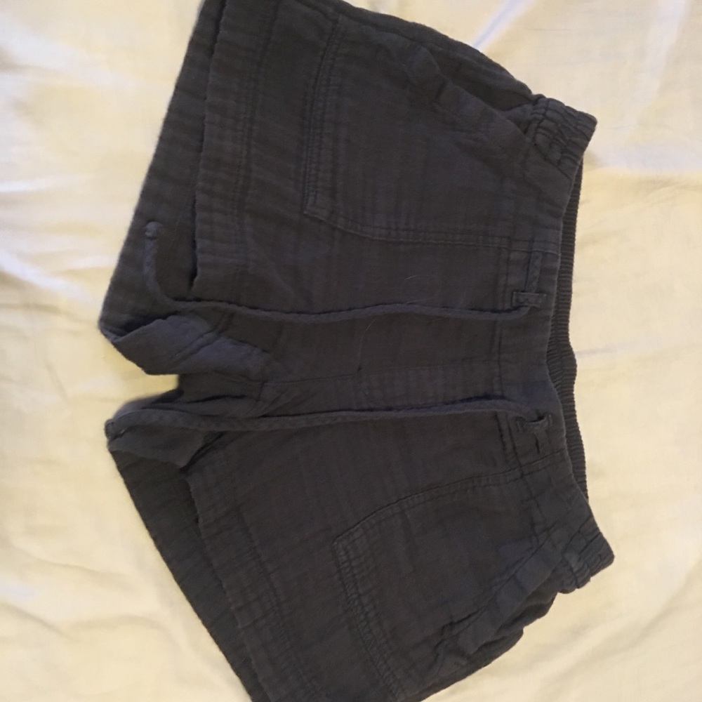 Old navy black linen shorts M